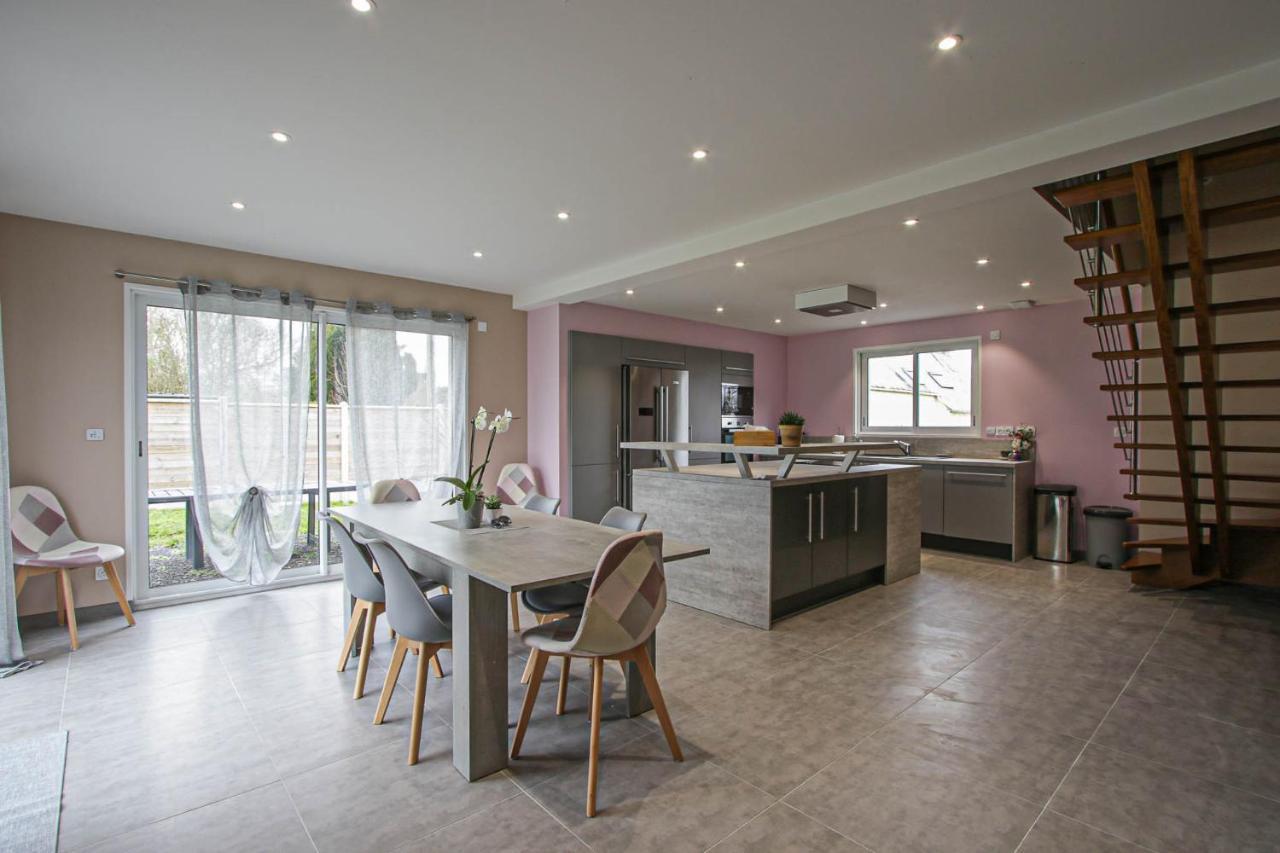 Kokana Modern Holiday Home Englesqueville-la-Percée المظهر الخارجي الصورة