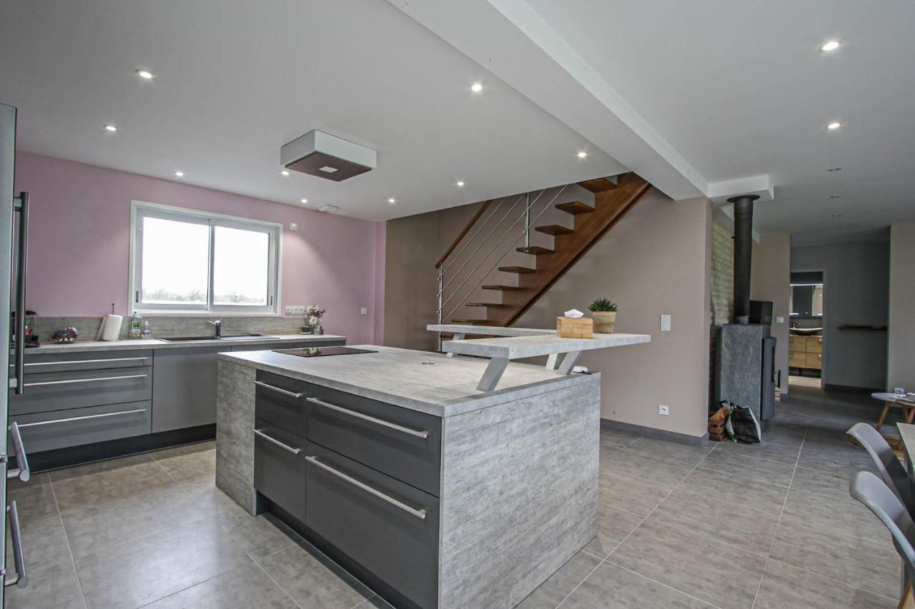 Kokana Modern Holiday Home Englesqueville-la-Percée المظهر الخارجي الصورة